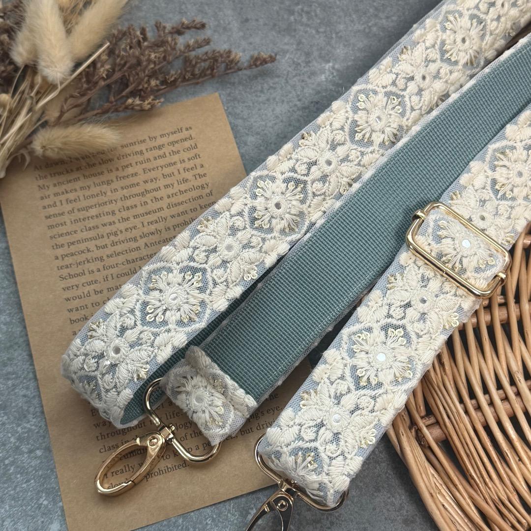 確認用 インド刺繍　ミニポーチ　小物入れ　小銭入れ