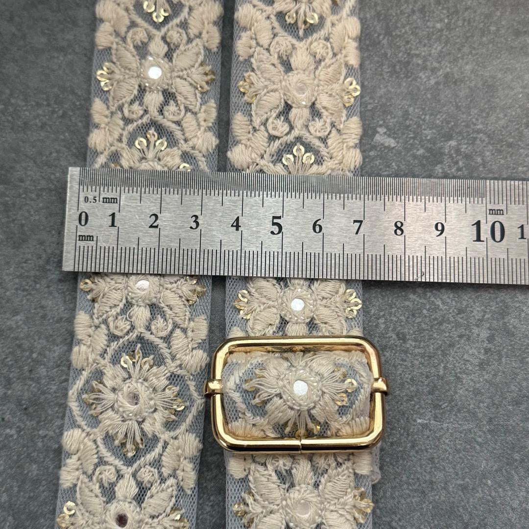 確認用 インド刺繍　ミニポーチ　小物入れ　小銭入れ