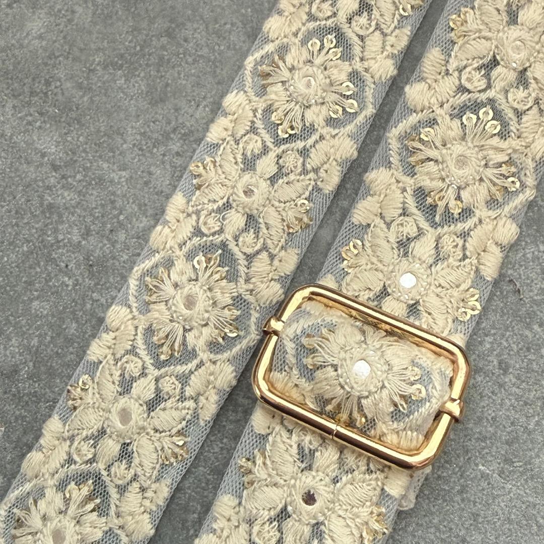 確認用 インド刺繍　ミニポーチ　小物入れ　小銭入れ