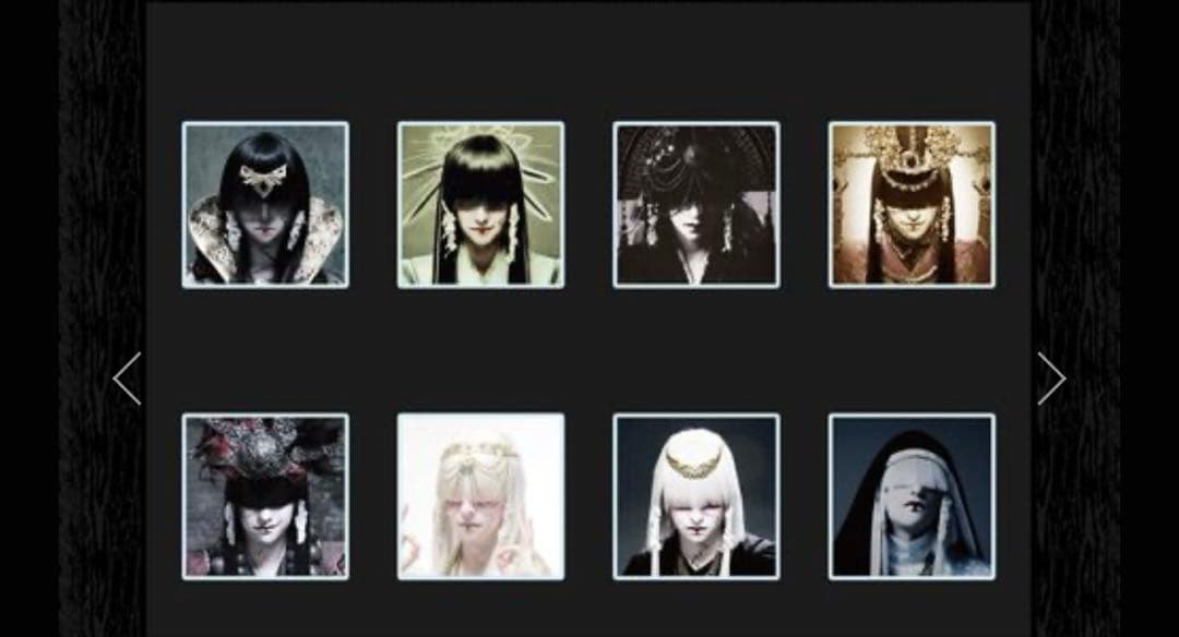 真天地開闢集団ジグザグ アクリルバッチ コレクション 歴代命様 透明版