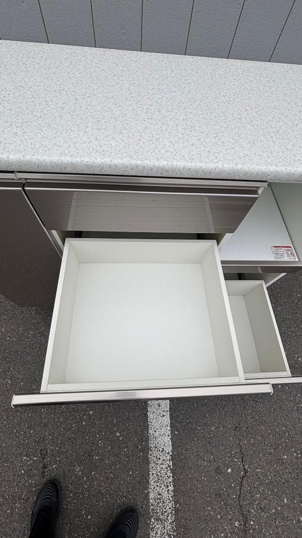 NITORI ニトリ キッチンカウンター アルミナ2 120CT SI