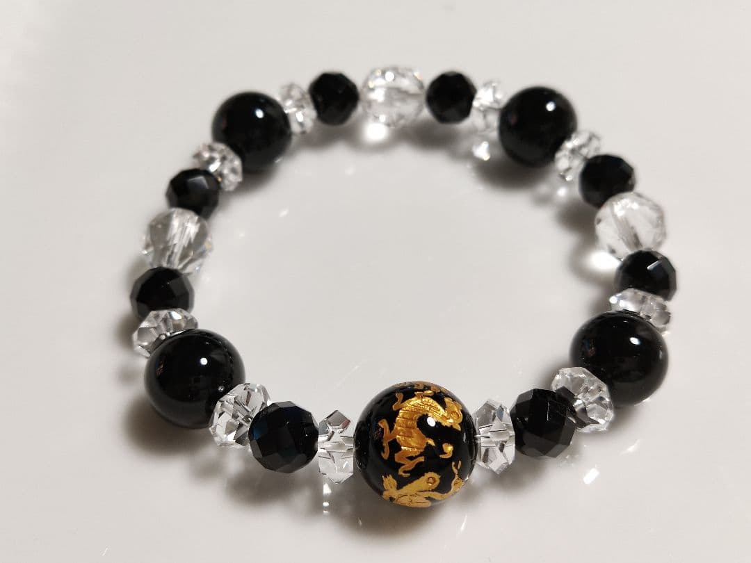 ヒーリングパワー　パワーストーン　天然石　四神集結　16cm　No.95