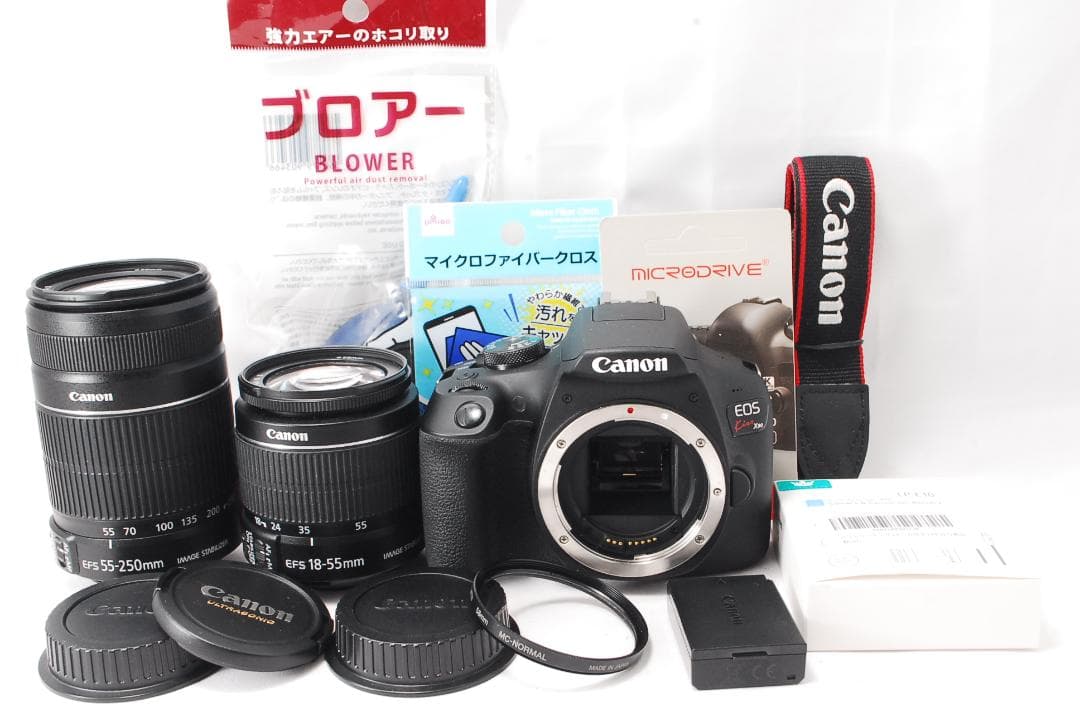 ✨Wi-Fi搭載✨超美品セット✨Canon Kiss X90 ダブルレンズセット