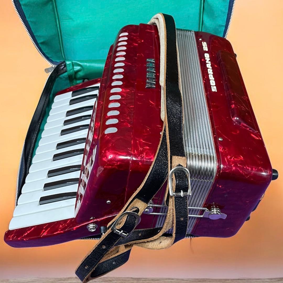 YAMAHA SOPRANO 25 アコーディオン ソフトケース付