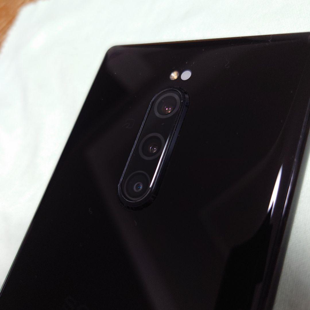 【ジャンク】Sony Xperia1 sov40 ブラック 本体のみ　au
