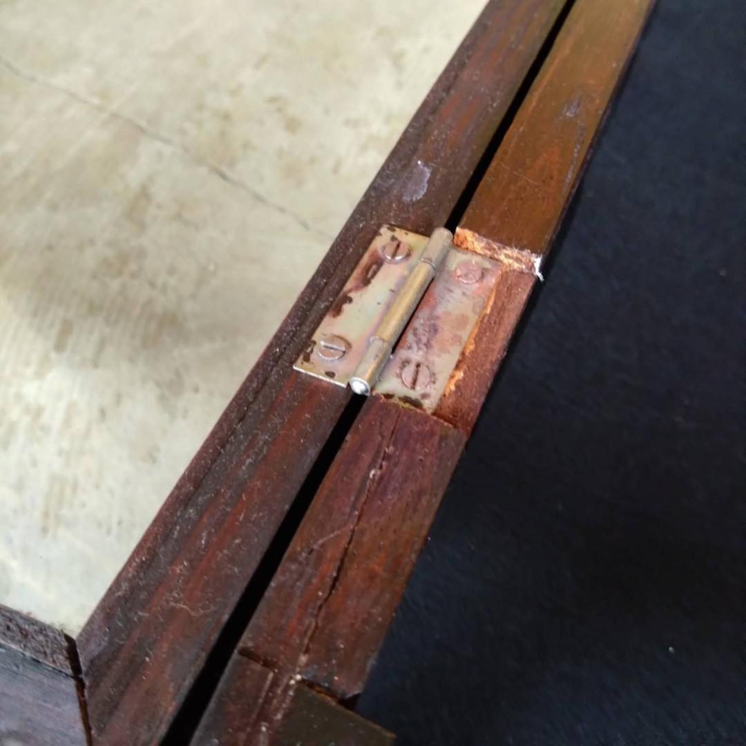 木枠　ガラスケース　アクセサリーケース　大