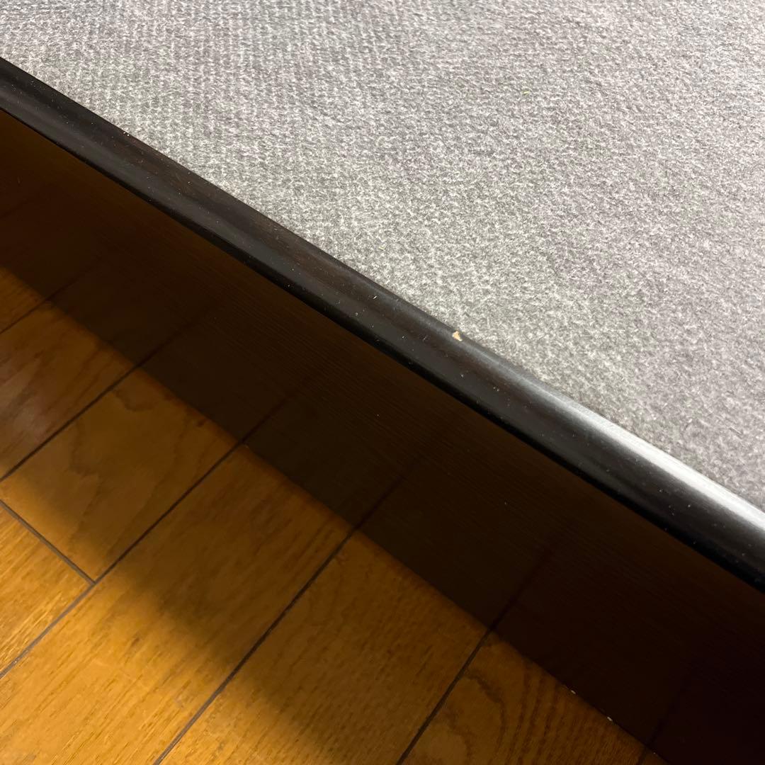 木製シングルベッドフレーム ダークブラウン