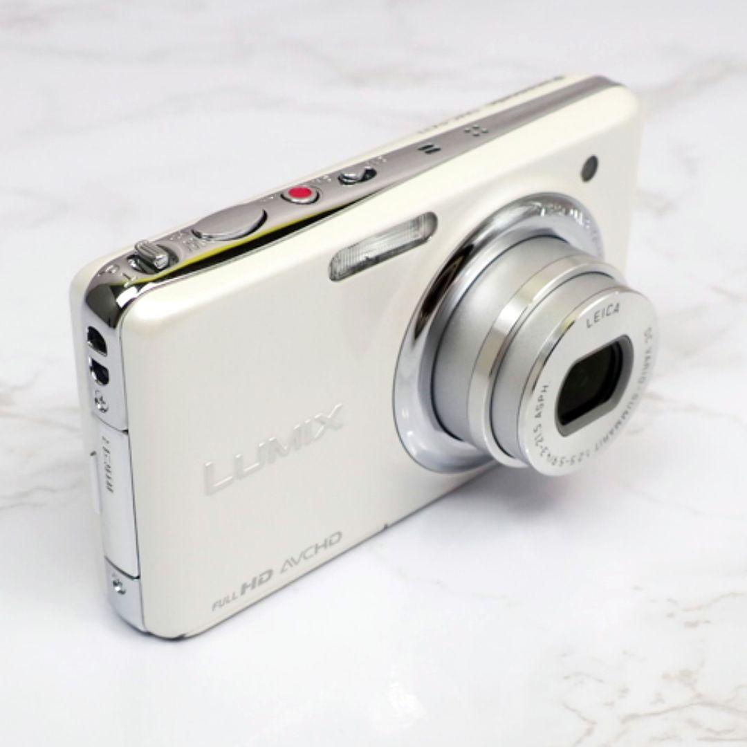 ⭐️LUMIX DMC-FX77 コンデジ 動作確認済 オールド リリーホワイト