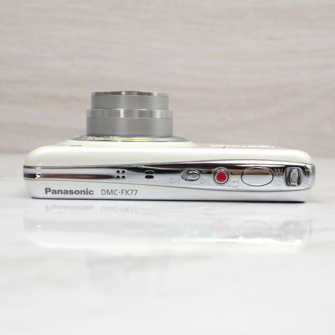 ⭐️LUMIX DMC-FX77 コンデジ 動作確認済 オールド リリーホワイト
