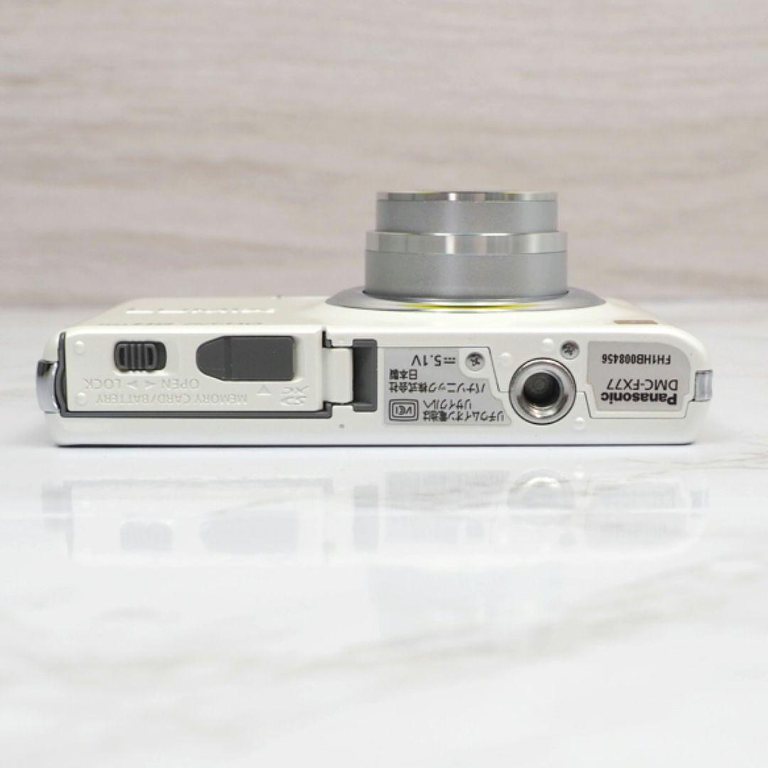 ⭐️LUMIX DMC-FX77 コンデジ 動作確認済 オールド リリーホワイト