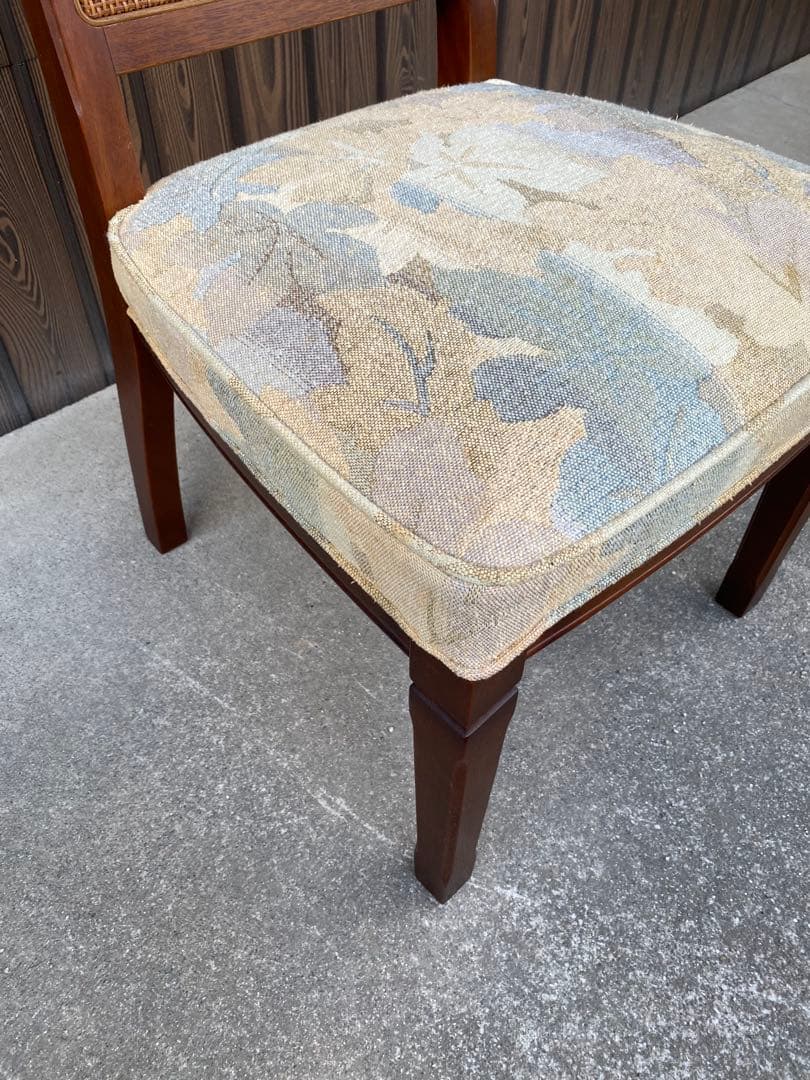 maruni 地中海シリーズ　ダイニングチェア　1脚　ラタン　椅子