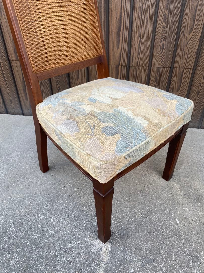 maruni 地中海シリーズ　ダイニングチェア　1脚　ラタン　椅子