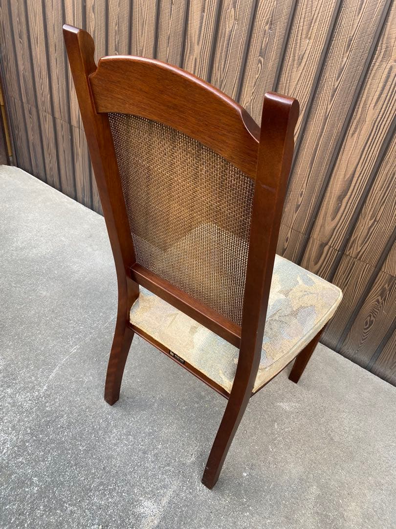 maruni 地中海シリーズ　ダイニングチェア　1脚　ラタン　椅子