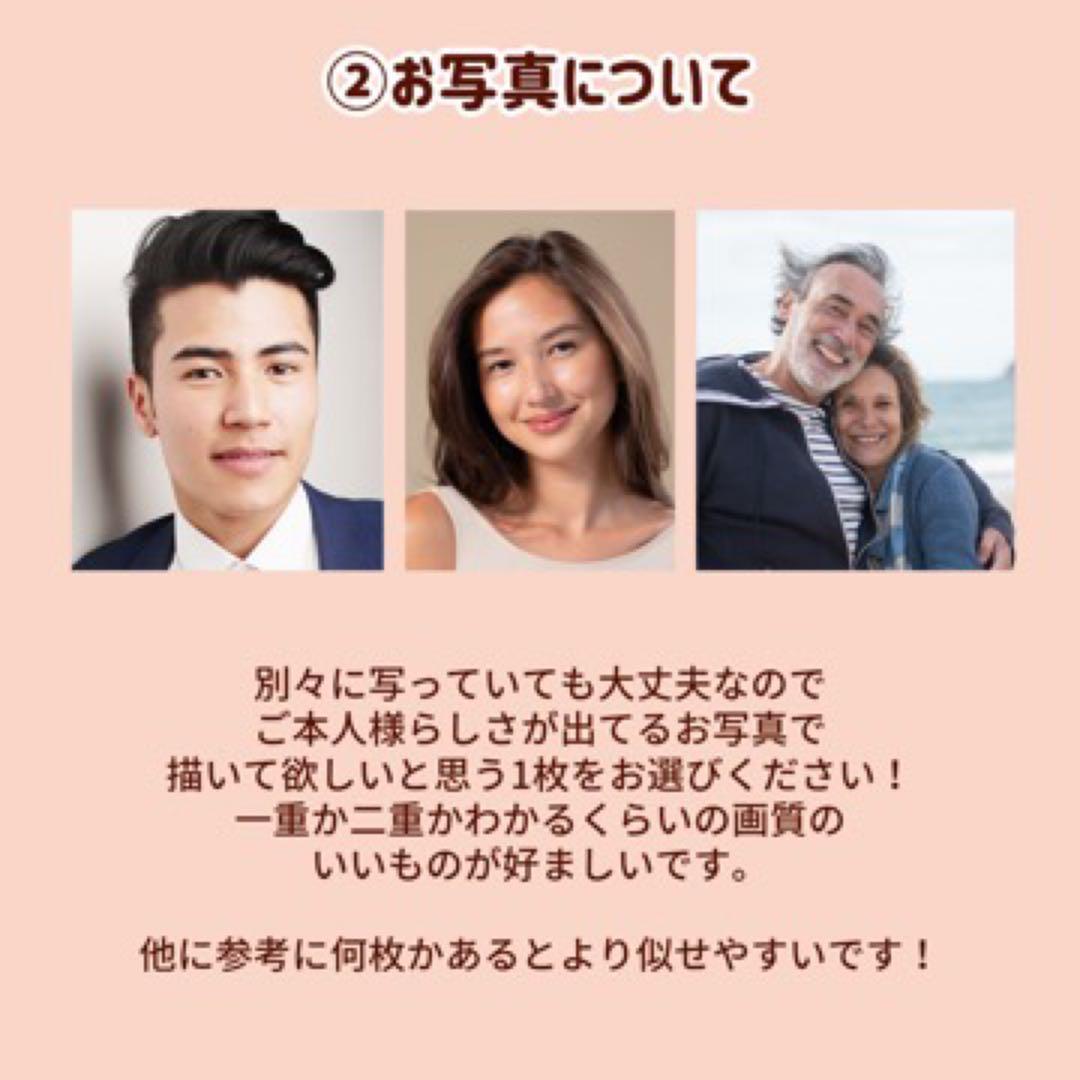 1名さま　A4サイズ【似顔絵オーダー】26日までお急ぎ便