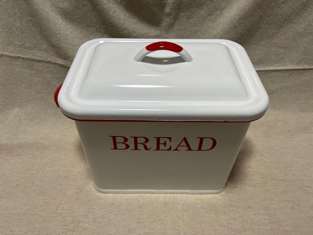 ホーローブレッド缶 ホーロー缶 ブレッド缶 赤