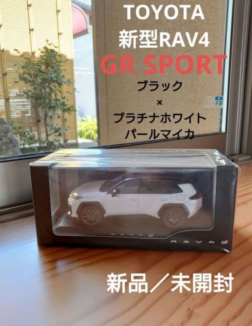 【2台】新型RAV4 GR ブラックレッド／ブラックホワイト　カラーサンプル