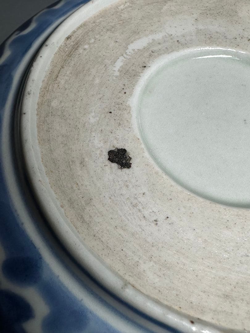 古伊万里　たこ唐草　鉢　白磁　染付　美品