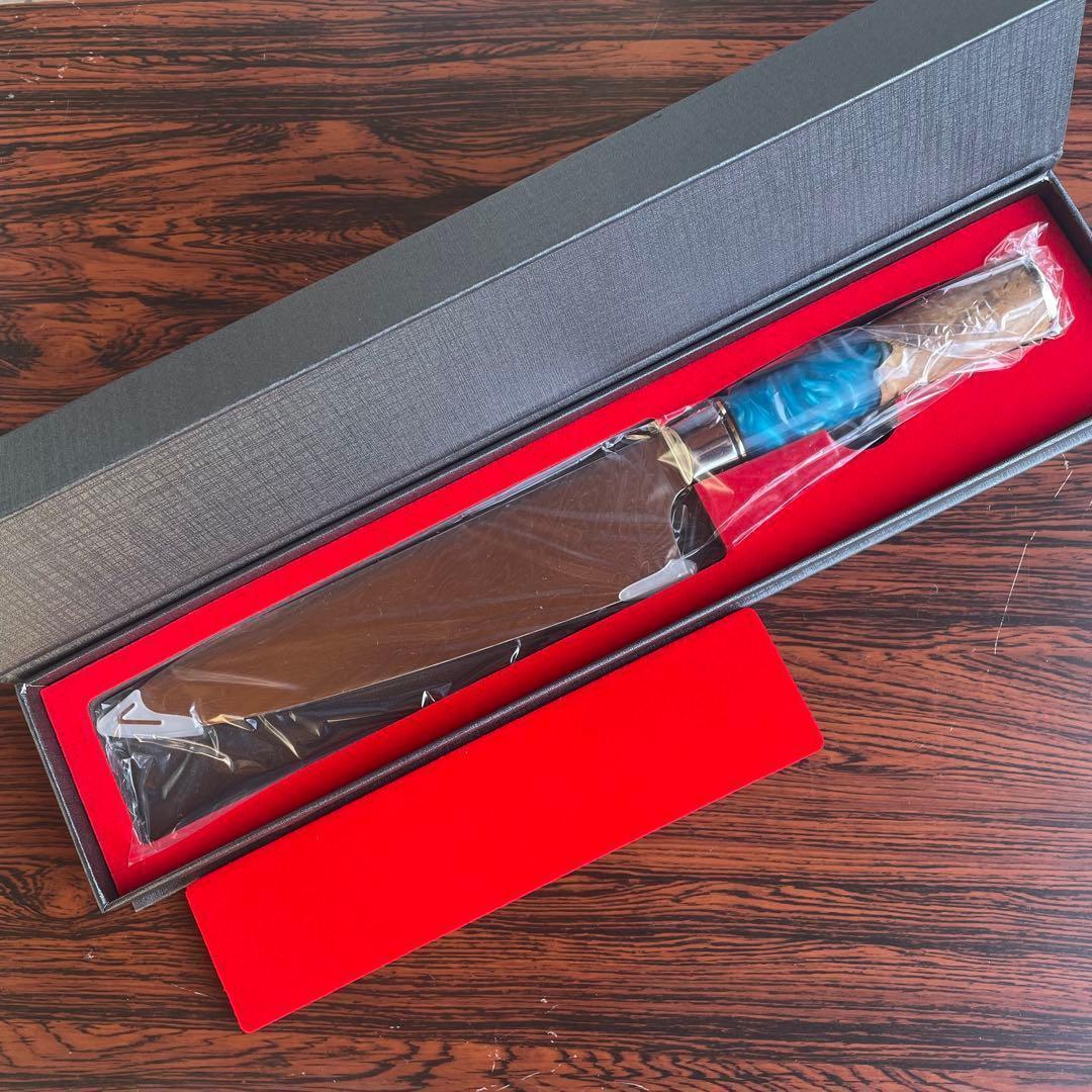 訳あり格安品 シェフナイフ 万能包丁 牛刀 8インチ VG10 本物ダマスカス