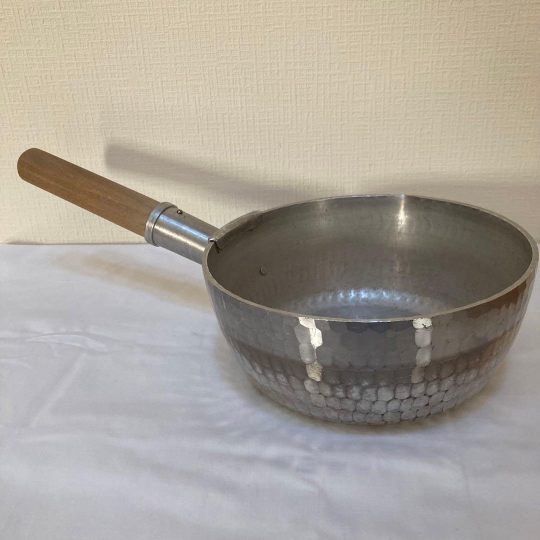 姫野作. 本手打アルミ行平鍋 6寸/ 釜浅商店