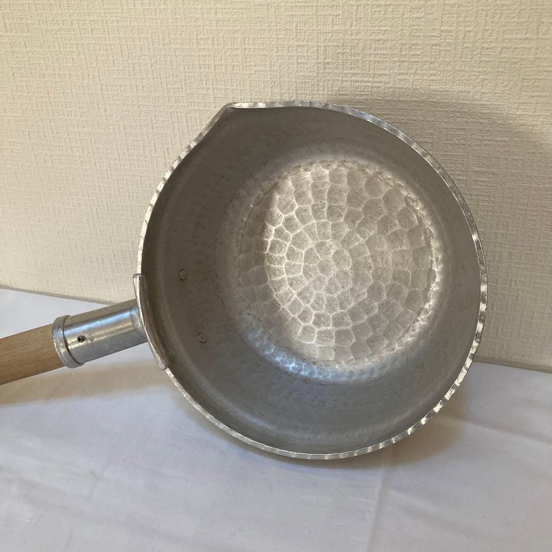 姫野作. 本手打アルミ行平鍋 6寸/ 釜浅商店