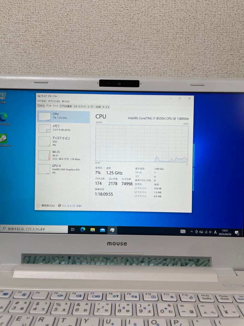 mouse ノートPC Intel Core iシリーズ