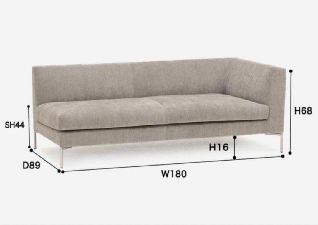 eilersen RA Sofa アイラーセン ラソファ180 クッション×2個