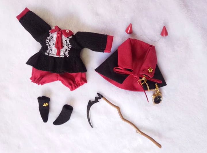 ob11人形/太った体/ gsc /ハロウィン/ベビー服/タイムデーモン