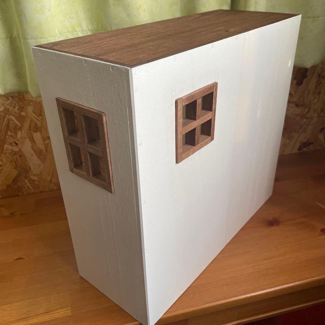 おうち型人形用木製収納ケース　ネオブライス　アイシードール　クローゼットドール用