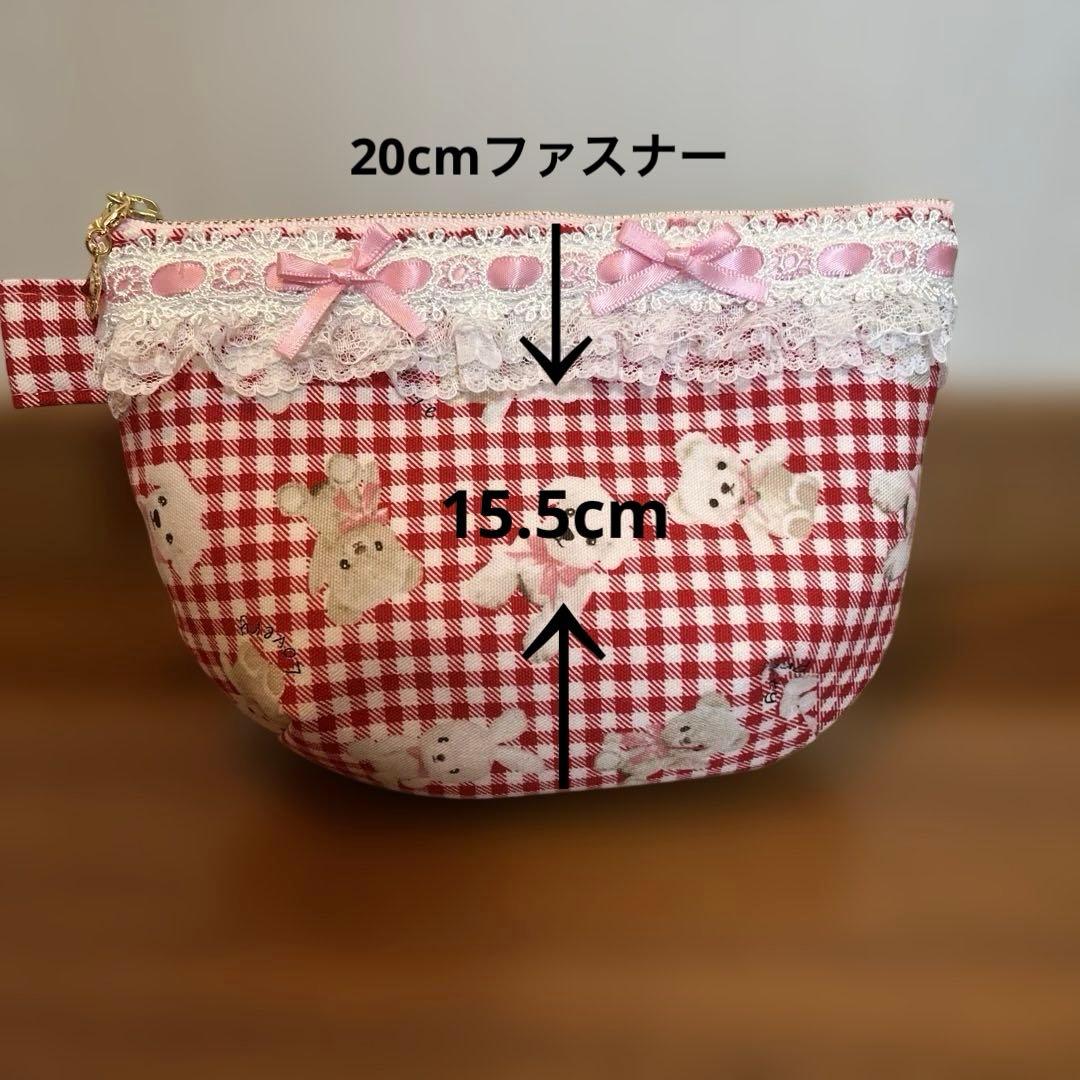 ⑪ききらら サコッシュ(マチあり)2点 ふっくらポーチ