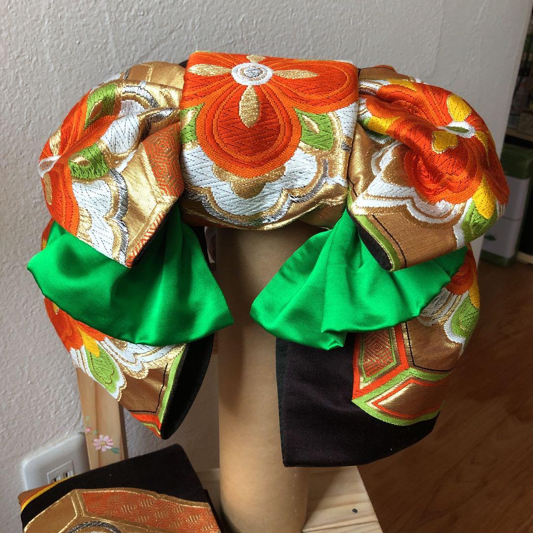 正絹袋帯からの七五三帯です(o^^o)