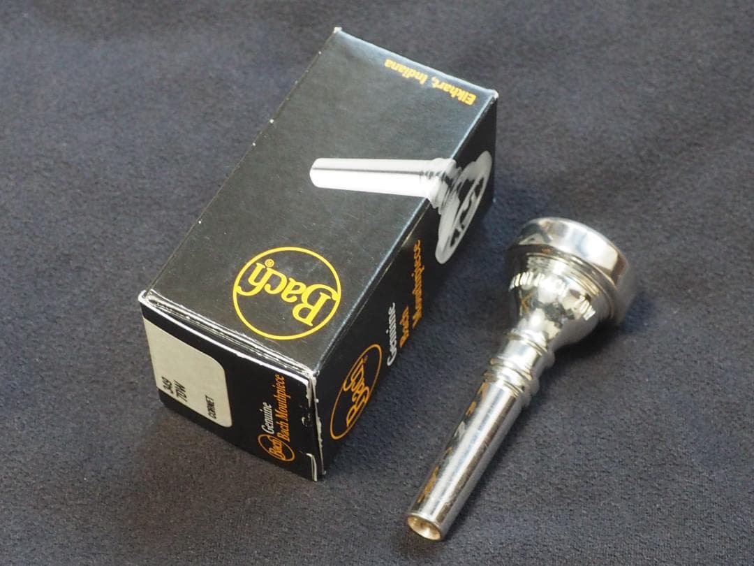 バック 7DW ピッコロトランペットマウスピース（コルネットシャンク）