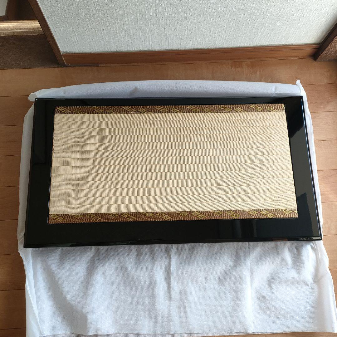 雛道具　五月飾り　平飾り台座　御飾台　流備畳28号　奥行45cm　(ラスト1点)