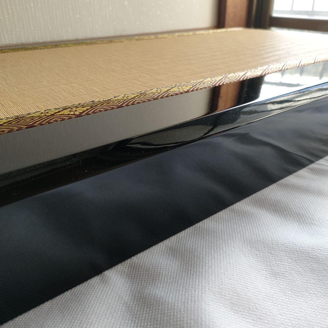 雛道具　五月飾り　平飾り台座　御飾台　流備畳28号　奥行45cm　(ラスト1点)