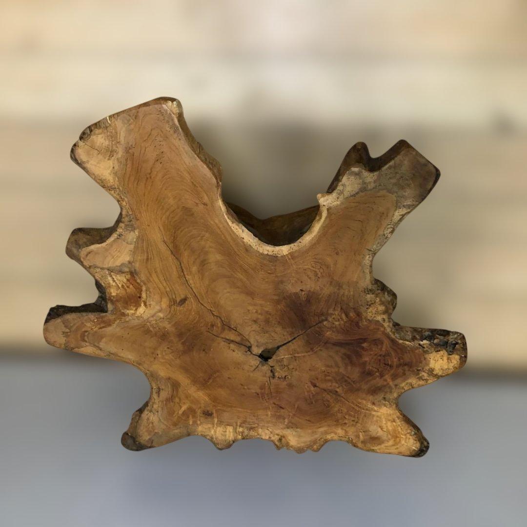 天然木 一枚板 ローテーブル サイドテーブル 無垢材 250809-10