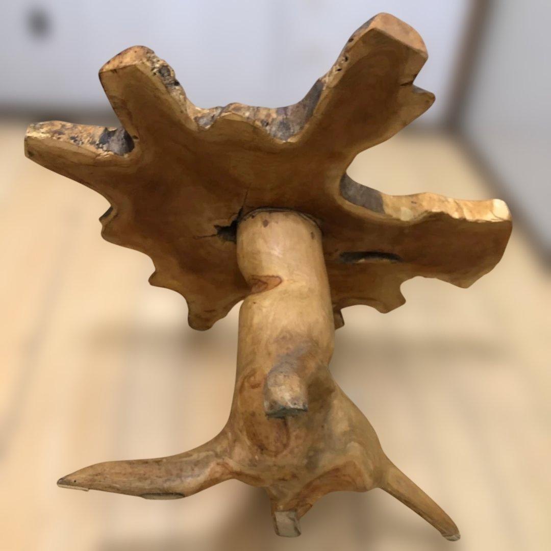 天然木 一枚板 ローテーブル サイドテーブル 無垢材 250809-10