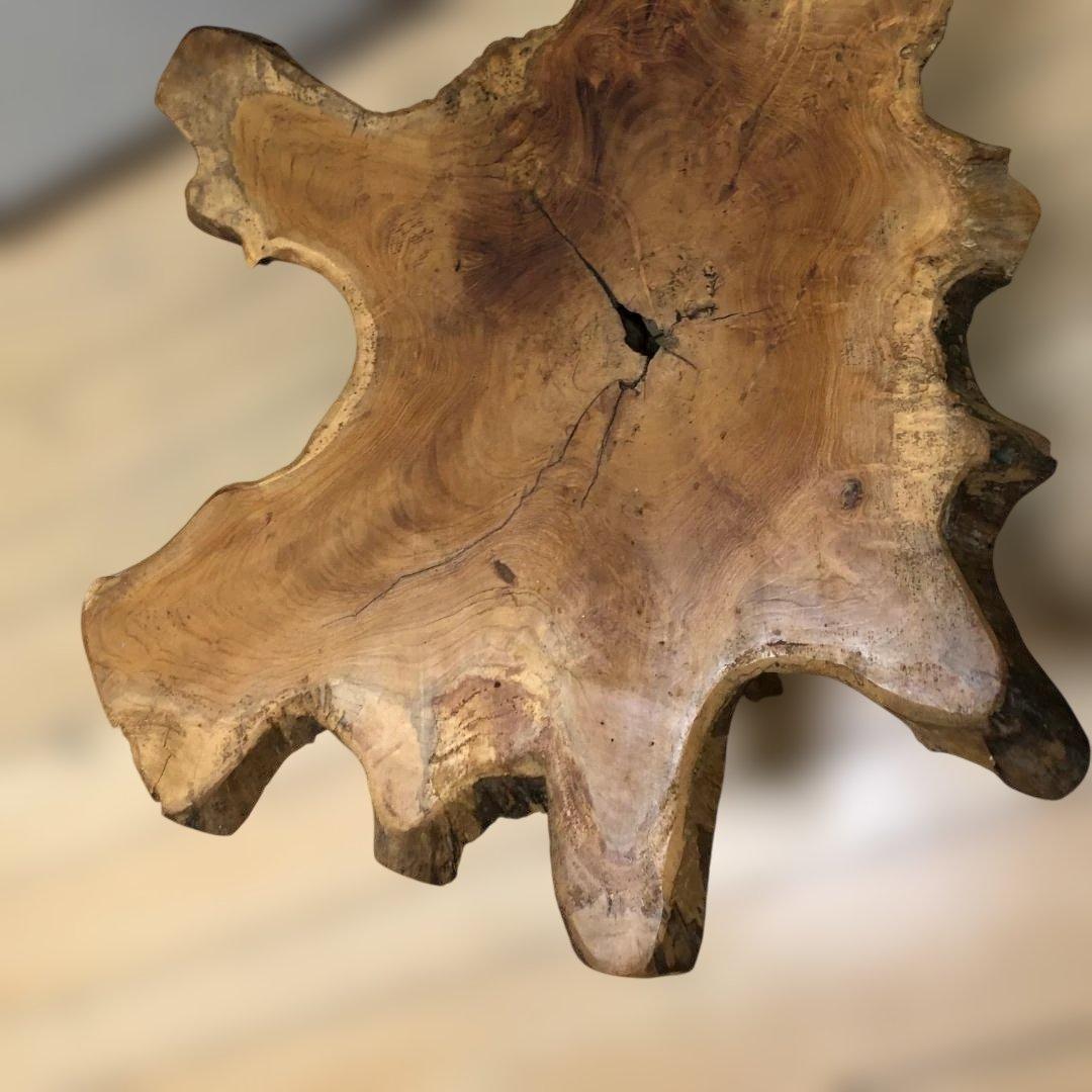 天然木 一枚板 ローテーブル サイドテーブル 無垢材 250809-10