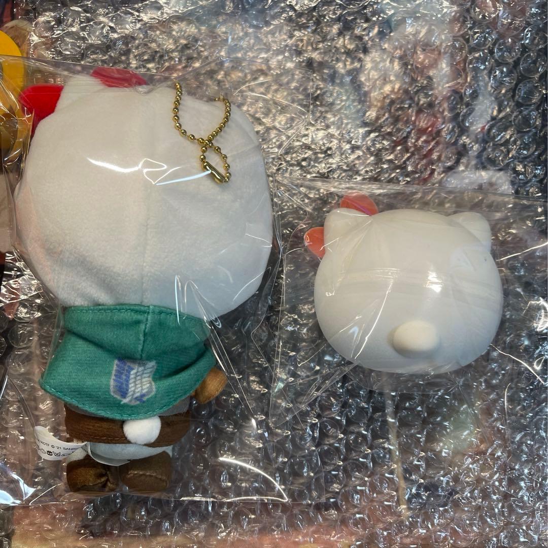 進撃の巨人 エルヴィン サンリオコラボ むにゅぐるみマスコット ぬいぐるみ