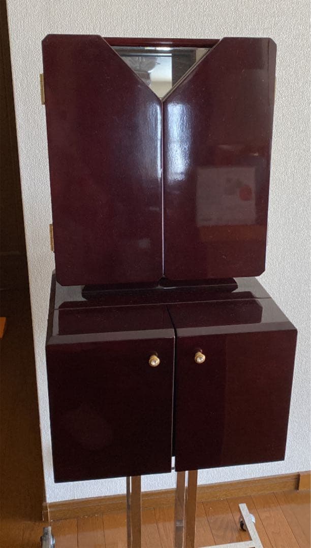 着払い❗️超特価❗️☆半三面ドレッサー☆  キャスター付き　レア　メープル