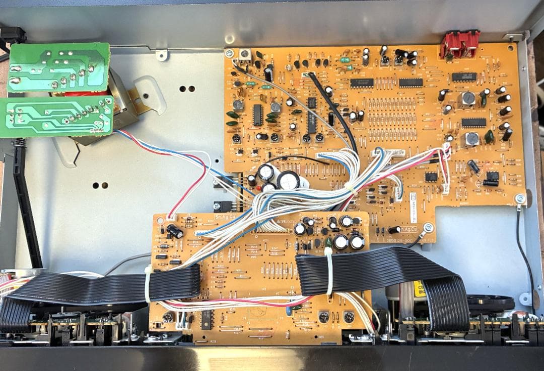 【動作OK！！】ダブルカセットデッキ　TEAC　W-790R　③
