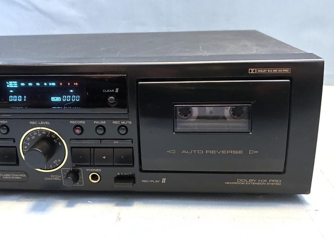 【動作OK！！】ダブルカセットデッキ　TEAC　W-790R　③