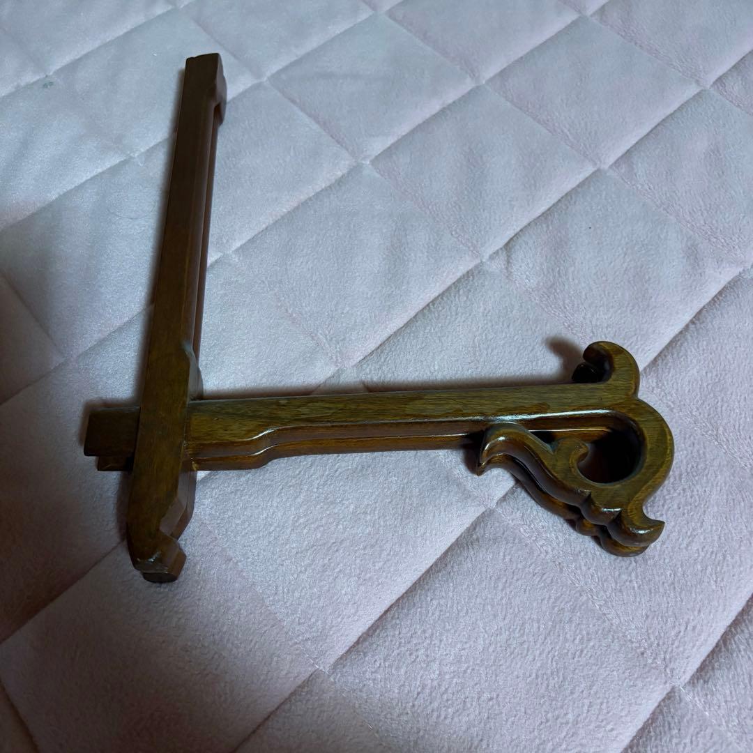 飾り皿　スタンド付き　大皿　鯉に花