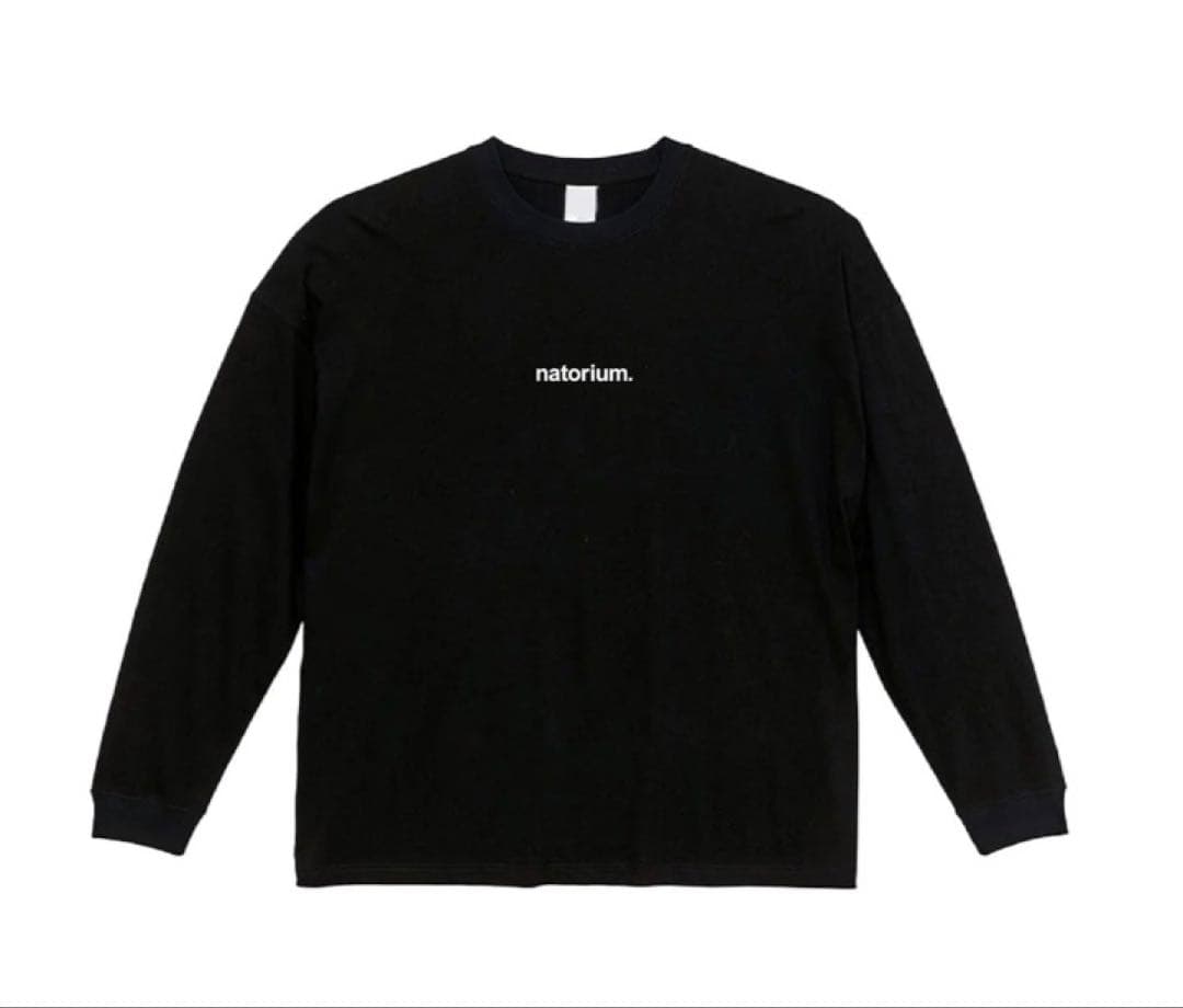 なとり グッズ natorium long T-shirt Black Mサイズ