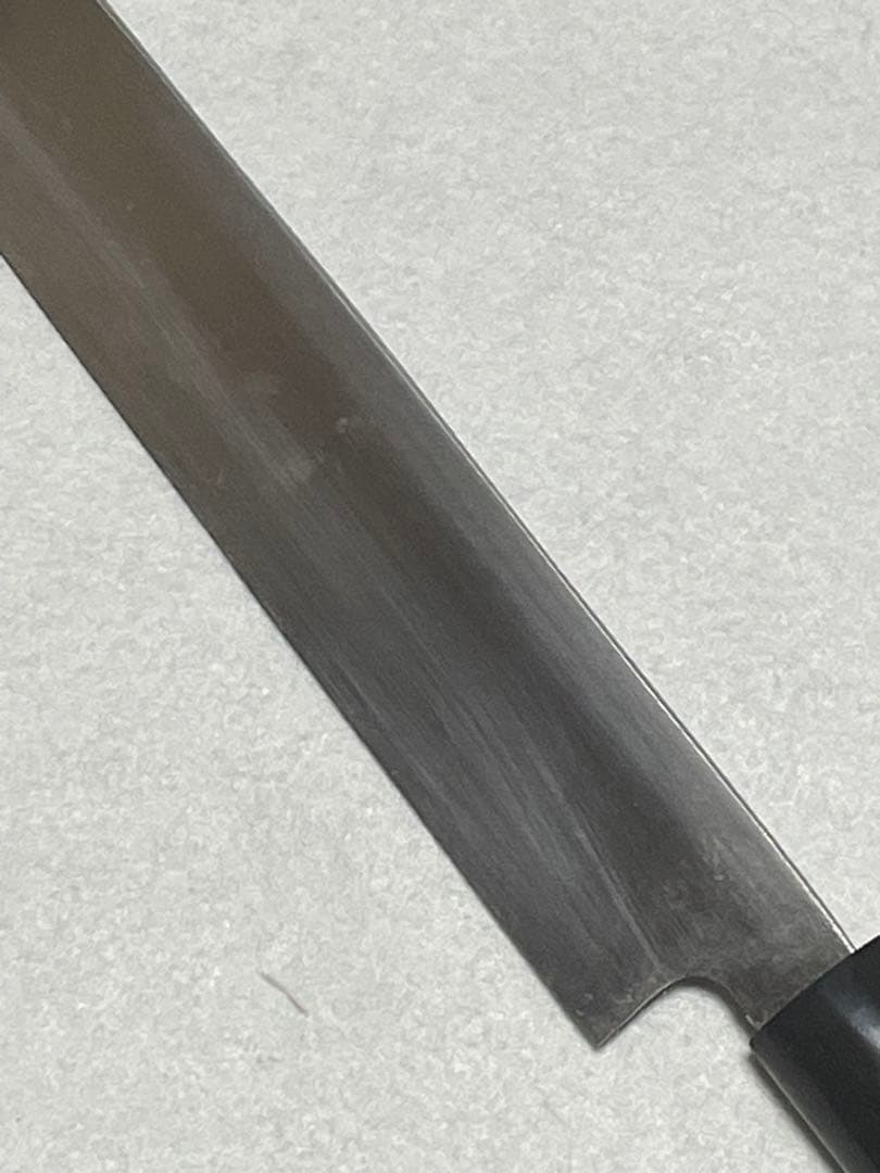 未使用品　柳刄包丁　270㎜　水牛柄　新潟・三条
