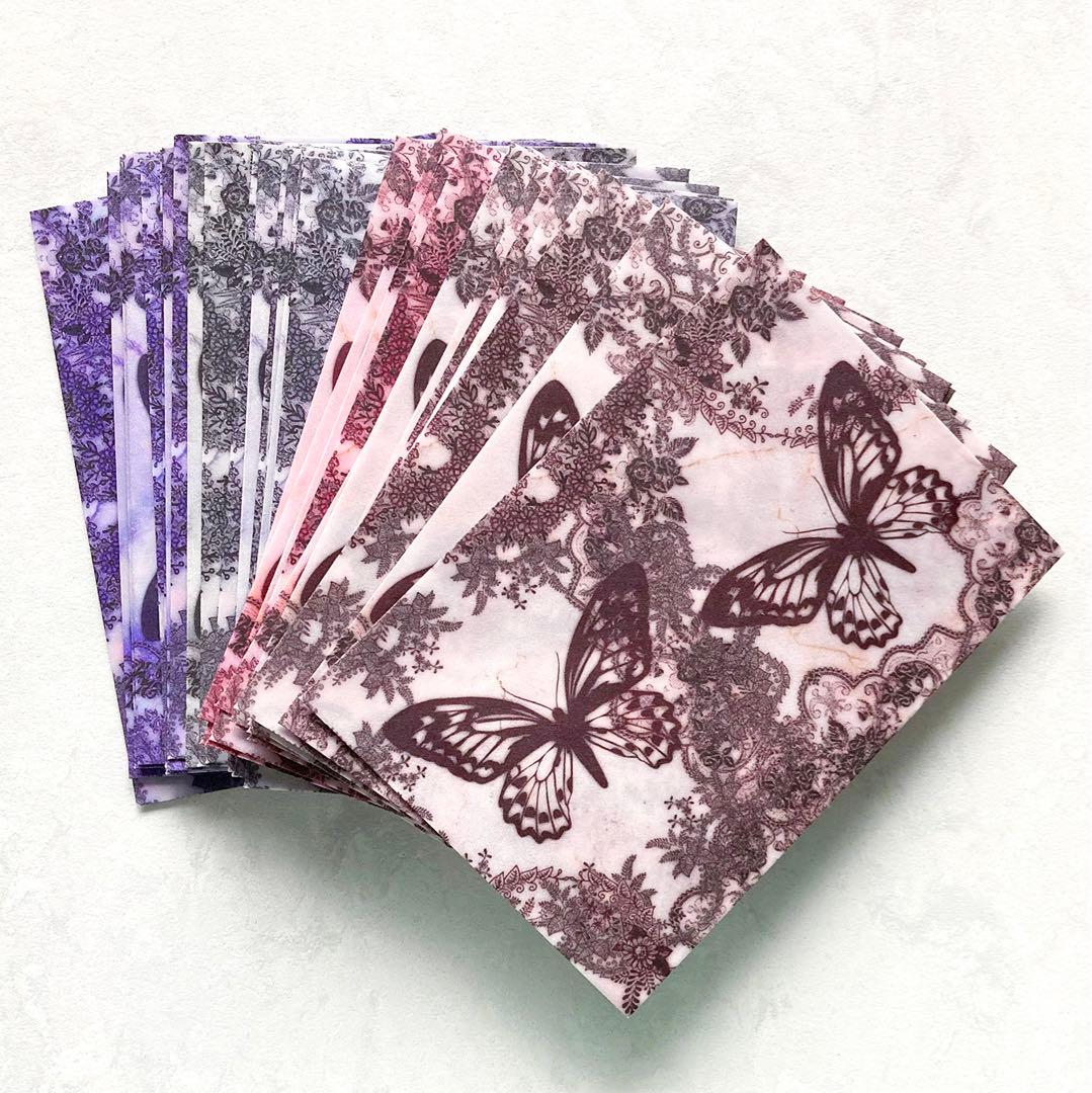 まとめ売り【95枚セット】蝋引きエレガント洋型封筒