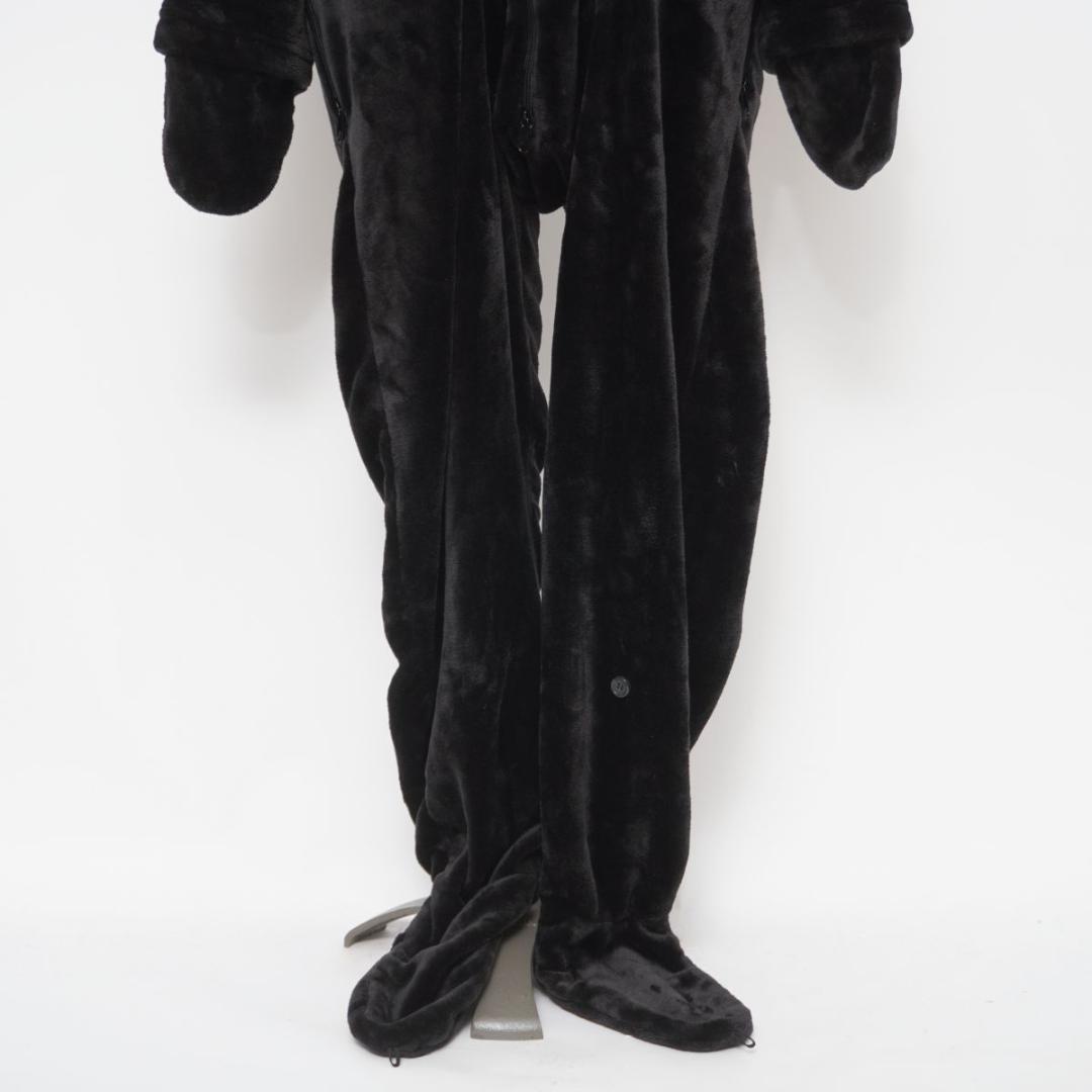 Bauhutte ゲーミング着る毛布 4Gネクスト 黒 サイズM*HD1348