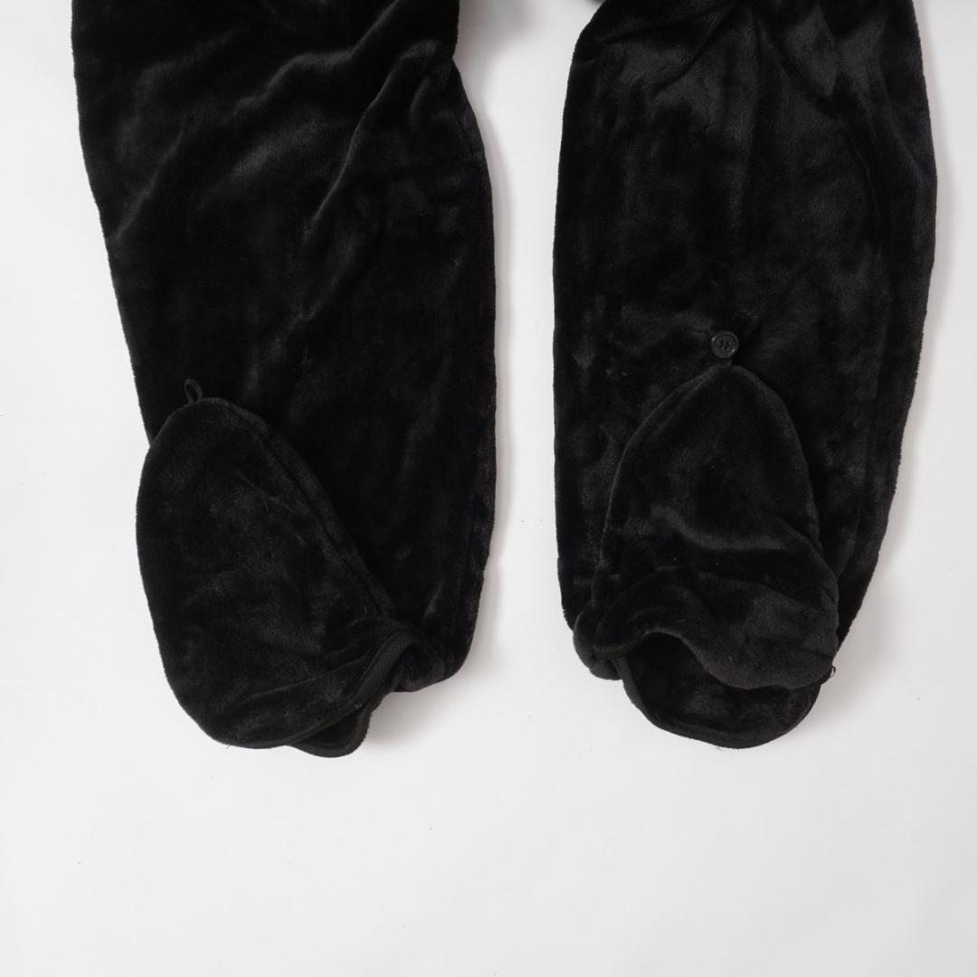 Bauhutte ゲーミング着る毛布 4Gネクスト 黒 サイズM*HD1348