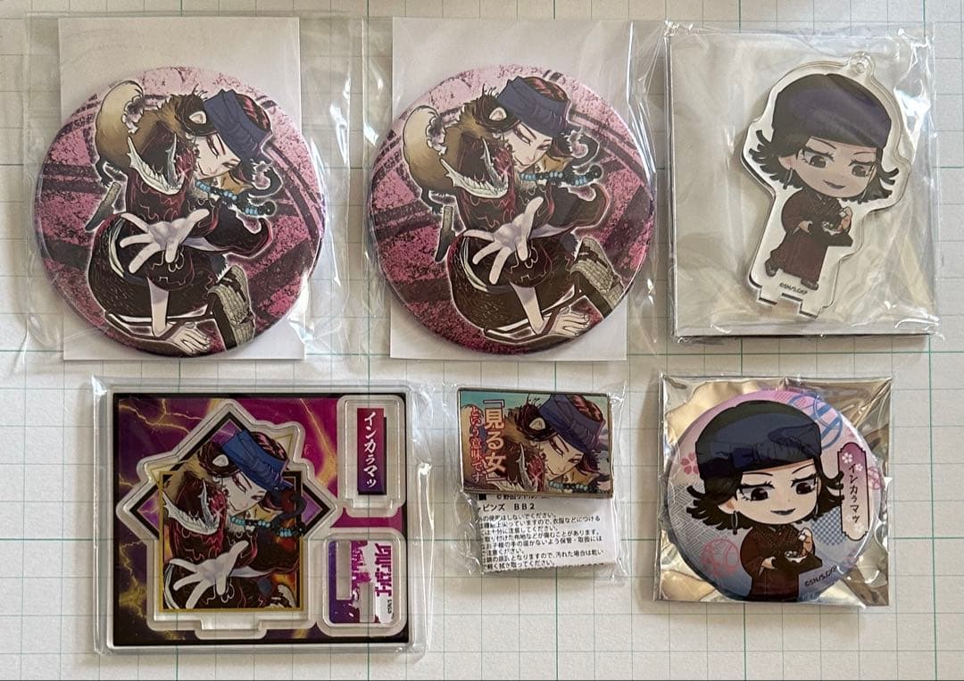 ゴールデンカムイ 谷垣＆インカラマッ グッズセット