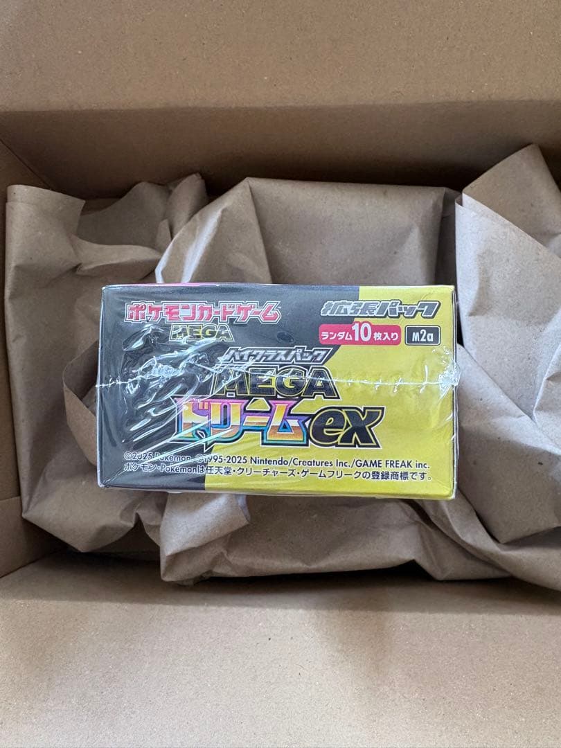 ポケモンカードゲーム MEGAドリームEX シュリンク付きボックス