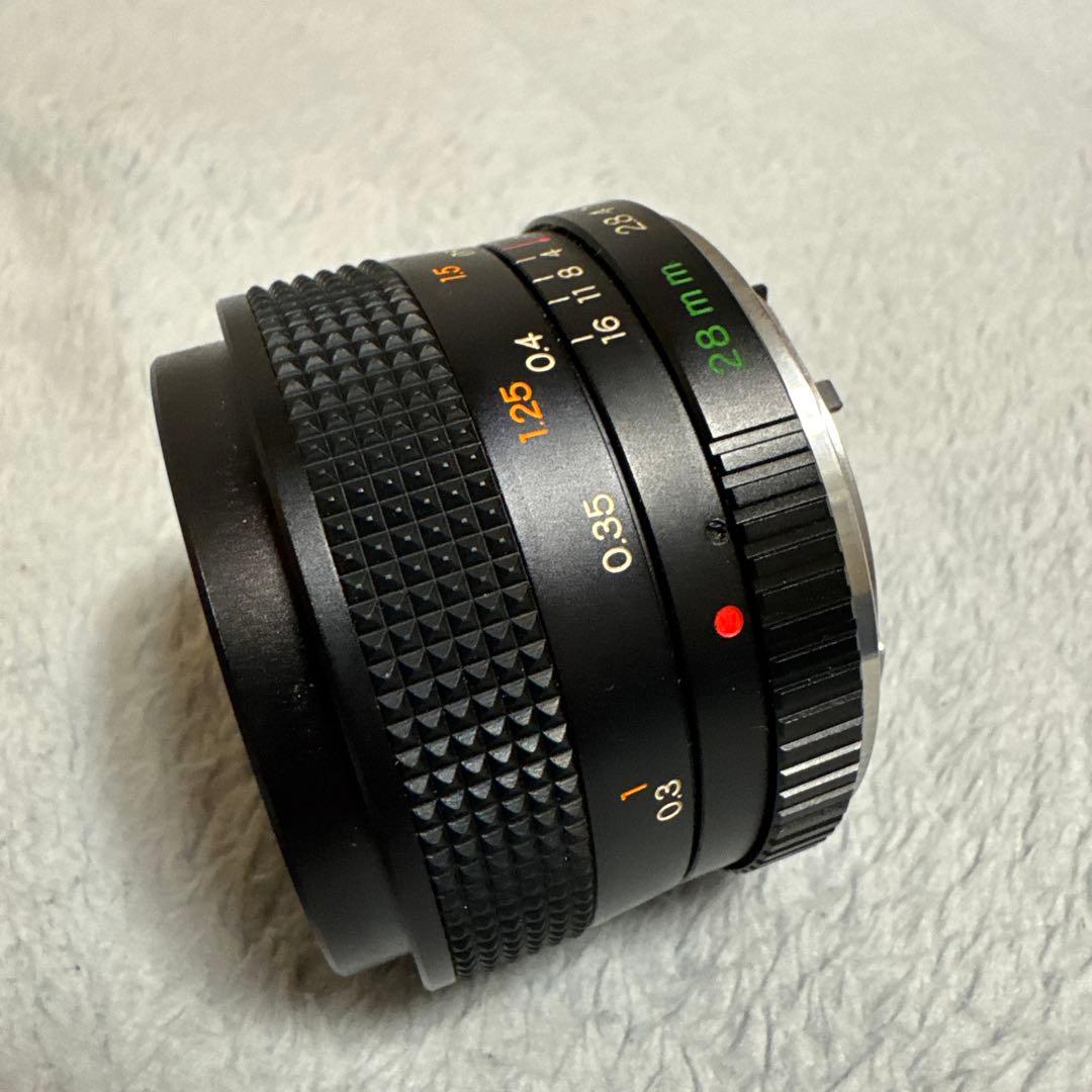 希少品 YASHICA ML 28mm F2.8 単焦点レンズ カメラレンズ
