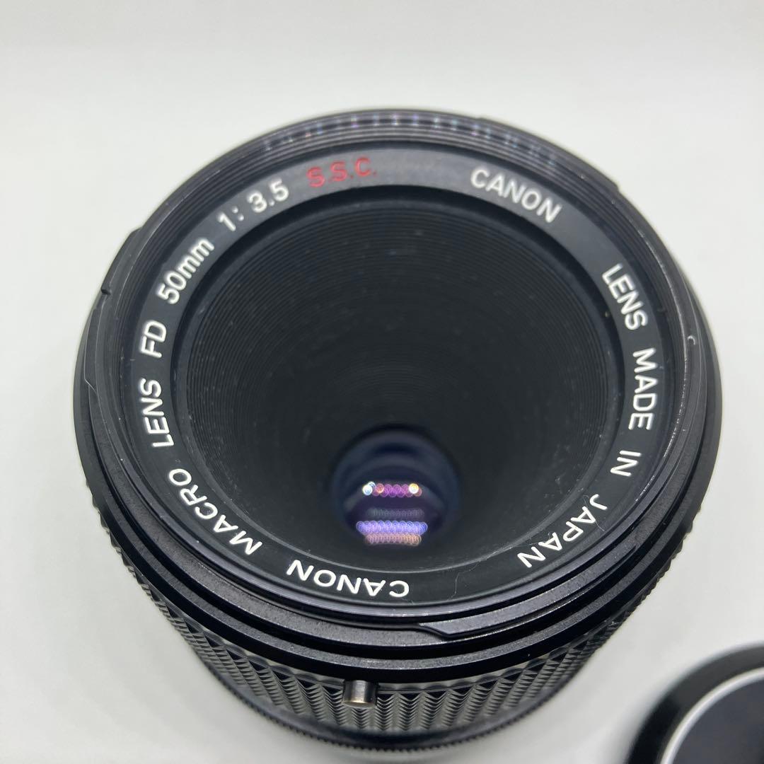 Canon MACRO FD 50mm F3.5 S.S.C.になります。